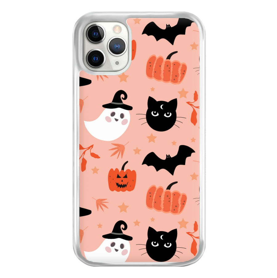 Pretty Pink Halloween Pattern Phone Case