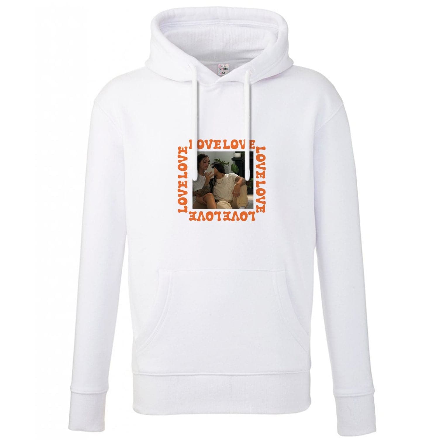 Love, Love, Love - Personalised Couples Hoodie