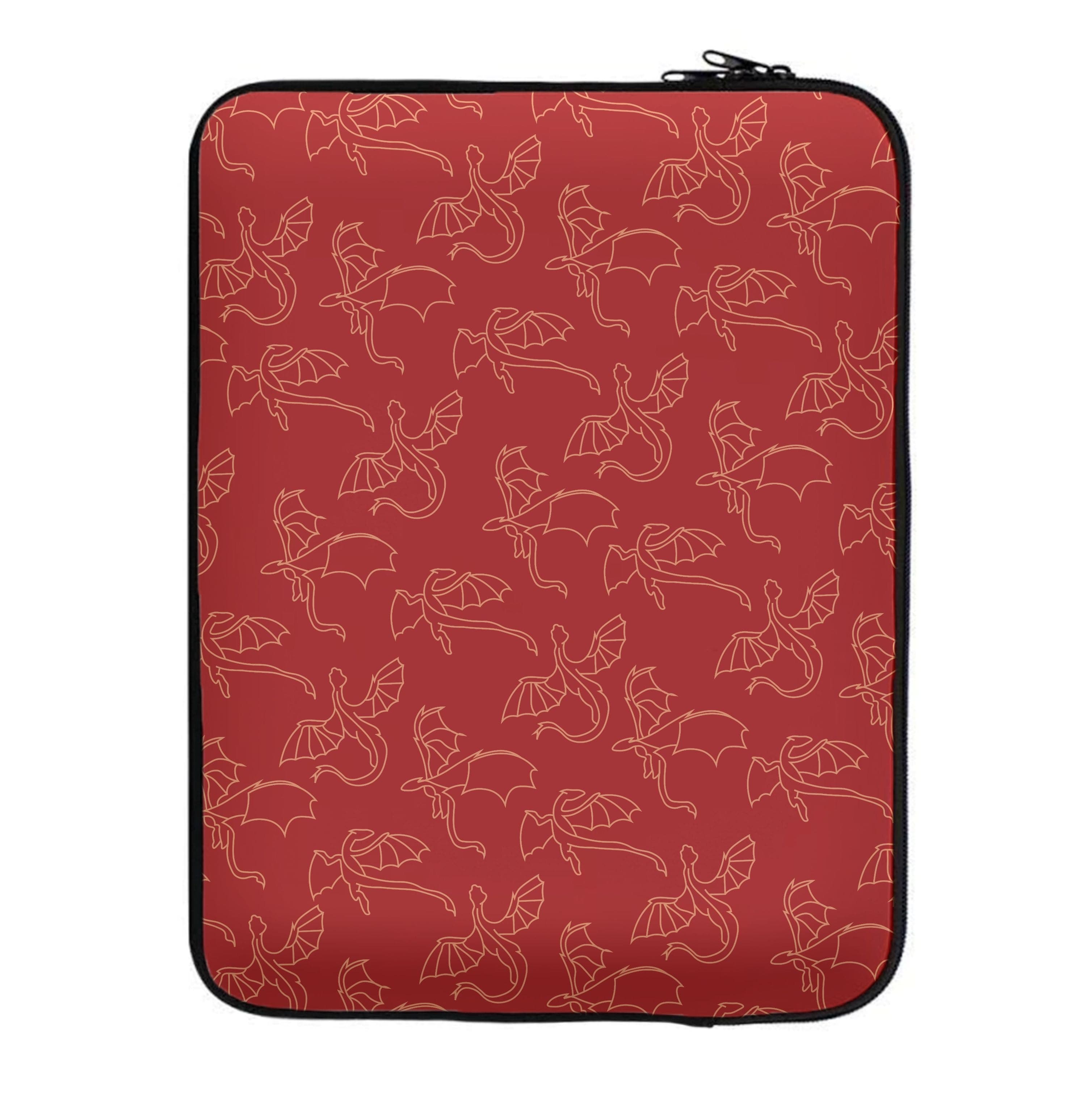 Flying Dragons - Dragon Patterns Laptop Sleeve