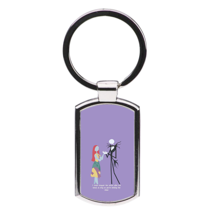 I Could Conquer The World - The Nightmare Before Christmas Luxury Keyring