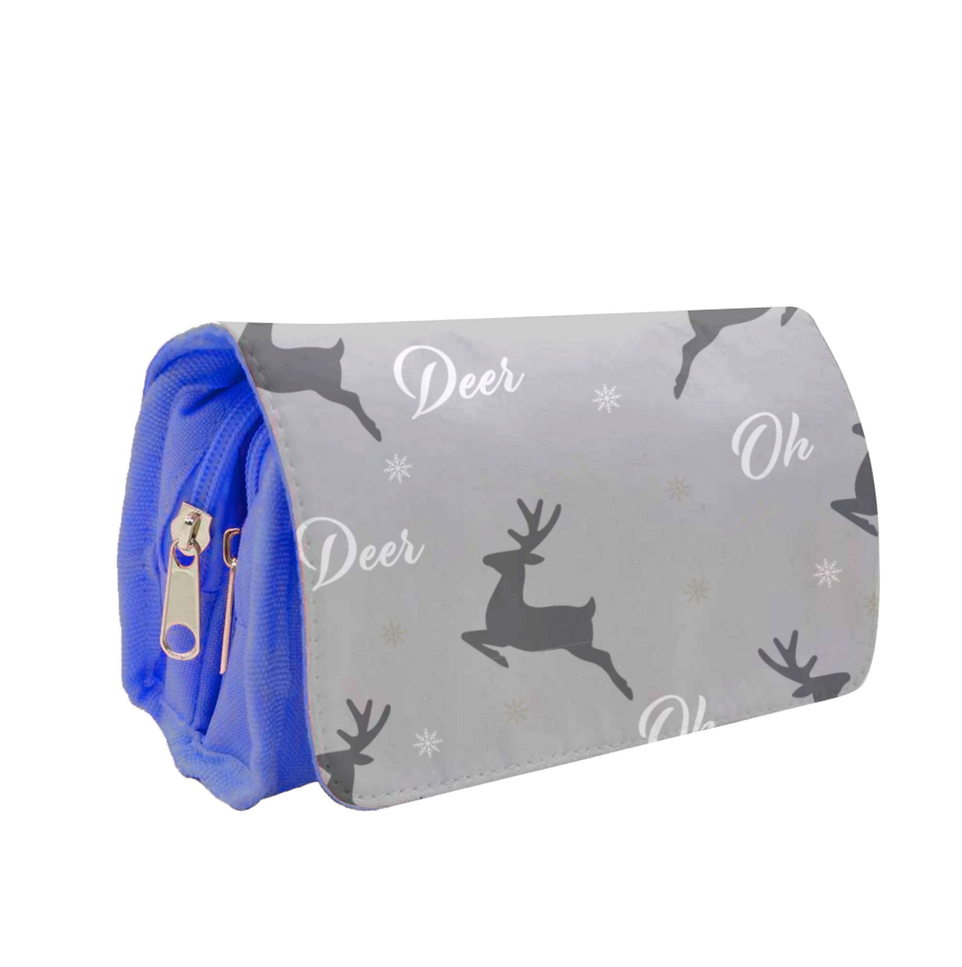 Oh Deer Christmas Pattern Pencil Case