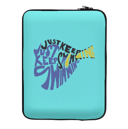 Just Keep Swimming - Finding Dory Fairytale Laptop Sleeve