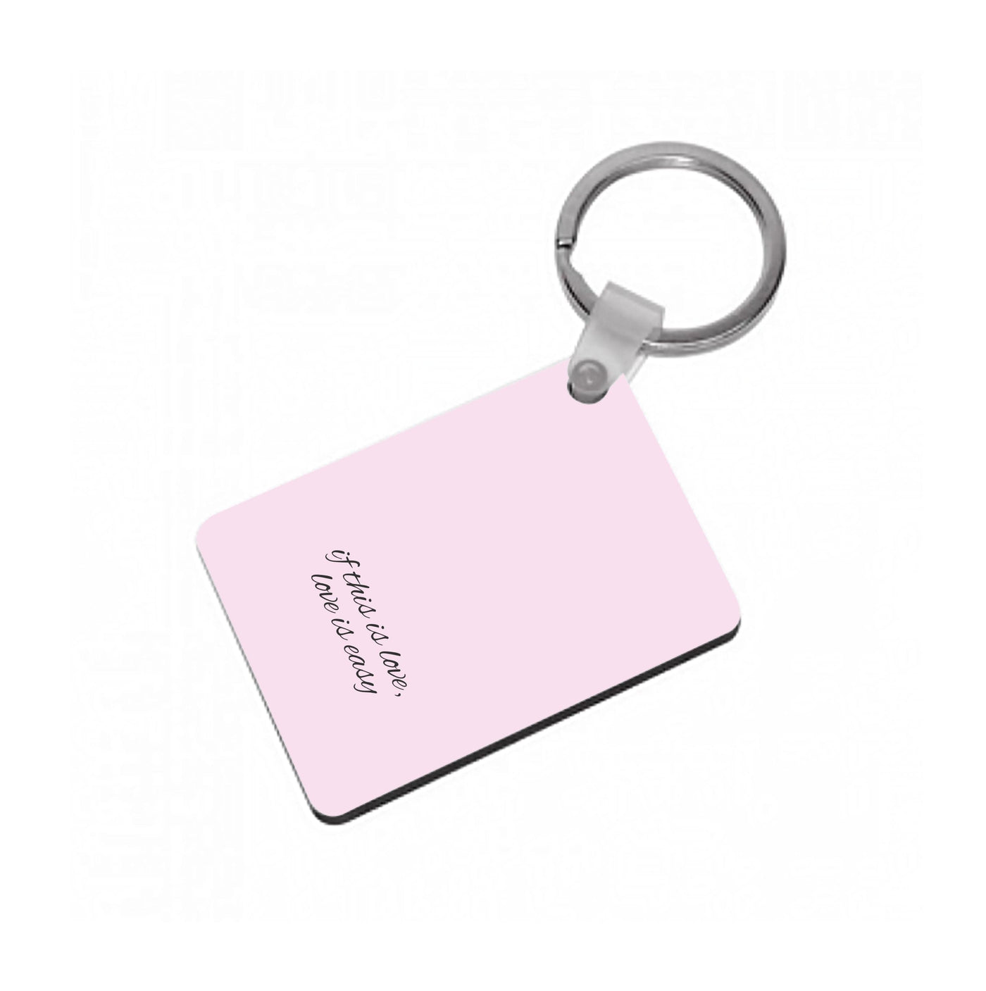 If This Is Love, Love Is Easy - McFly Keyring