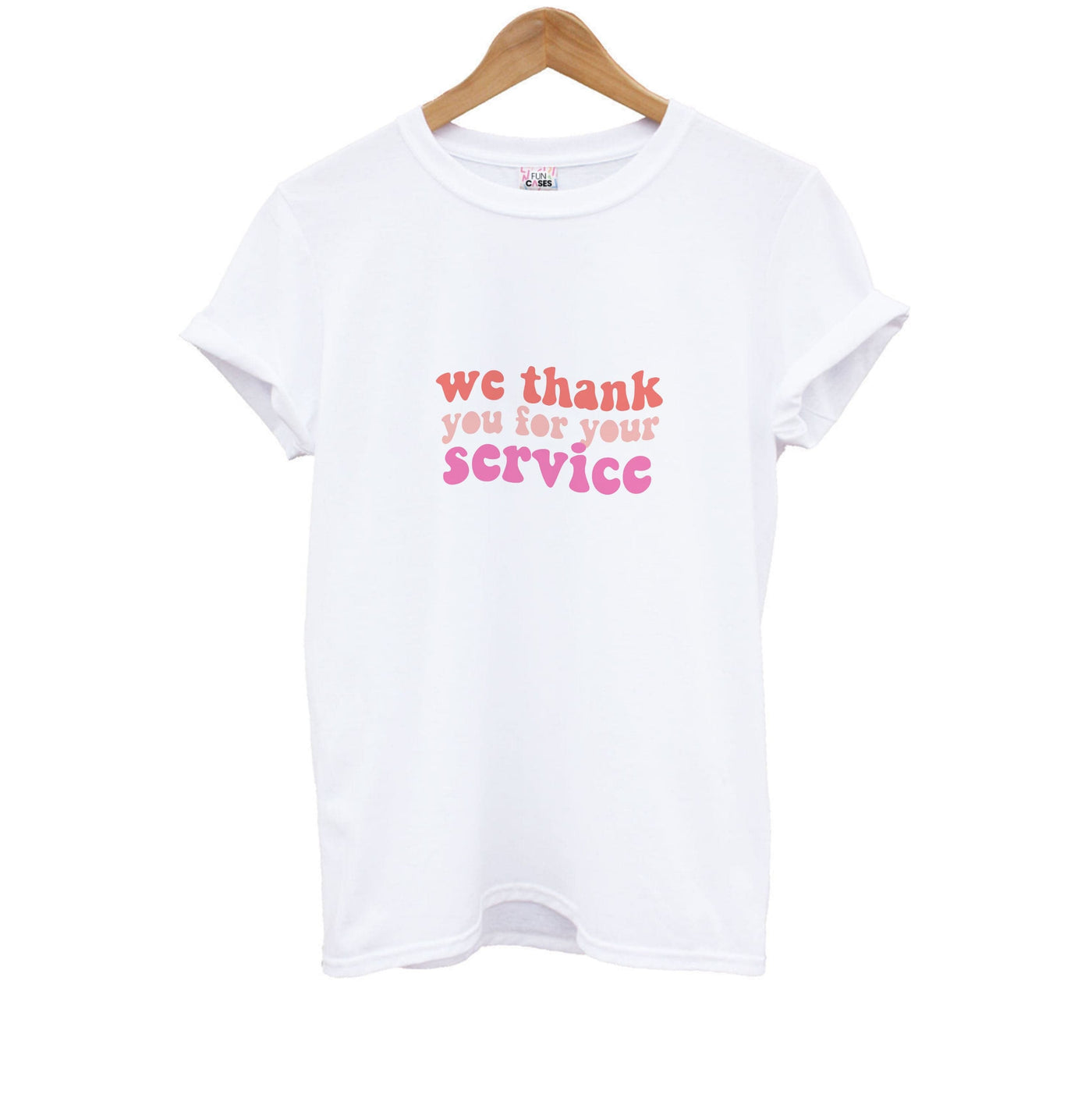 We Thank You For Your Service - Heartstopper Kids T-Shirt
