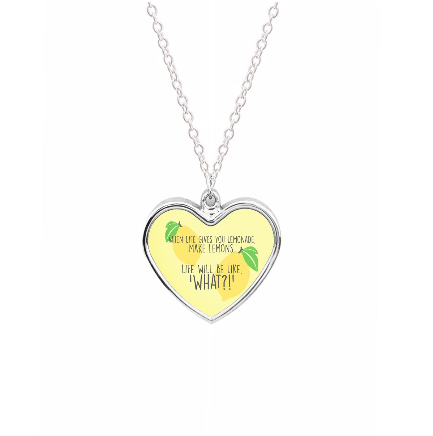 When Life Gives You Lemonade - TV Quotes Necklace