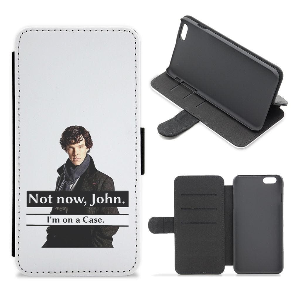 I'm on a Case - Sherlock Holmes Pun Flip Wallet Phone Case - Fun Cases