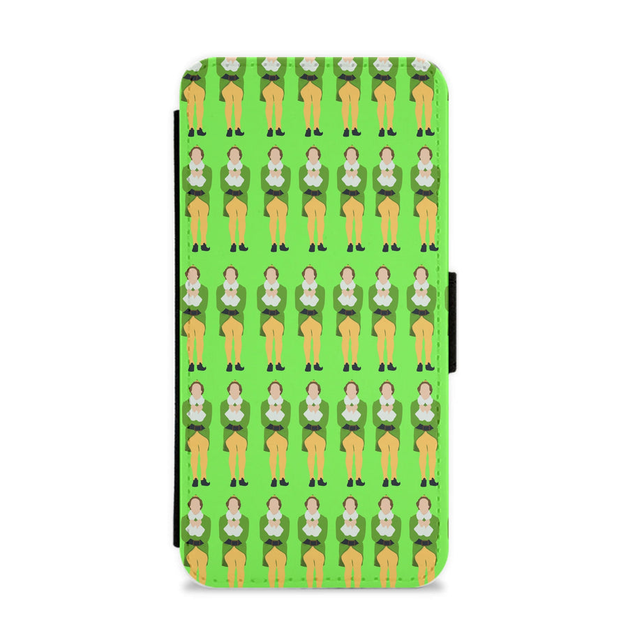 Buddy Pattern - Elf Flip / Wallet Phone Case