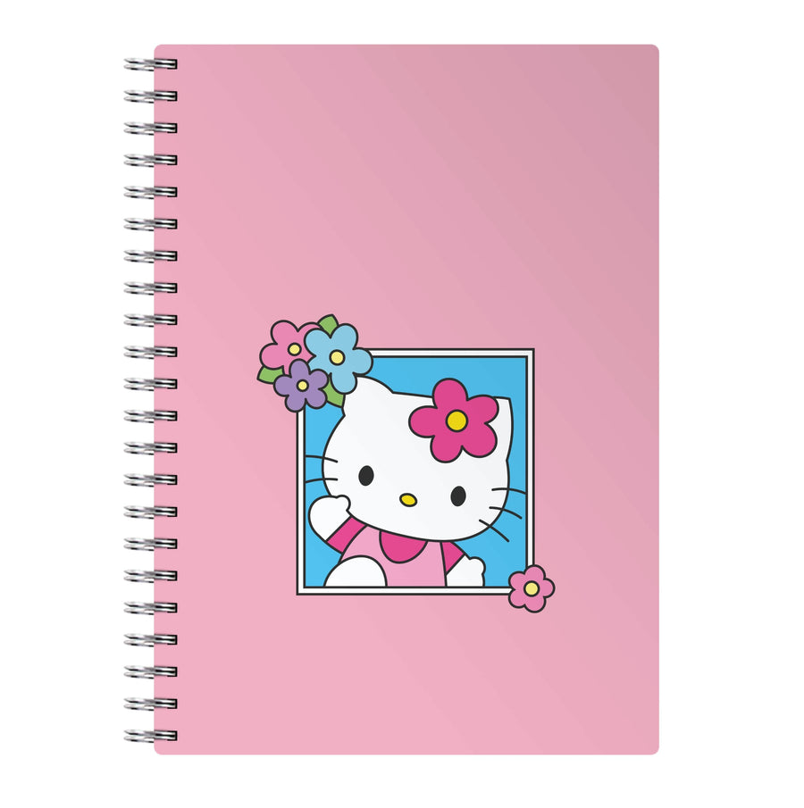 Flower Polaroid - Hello Kitty Notebook