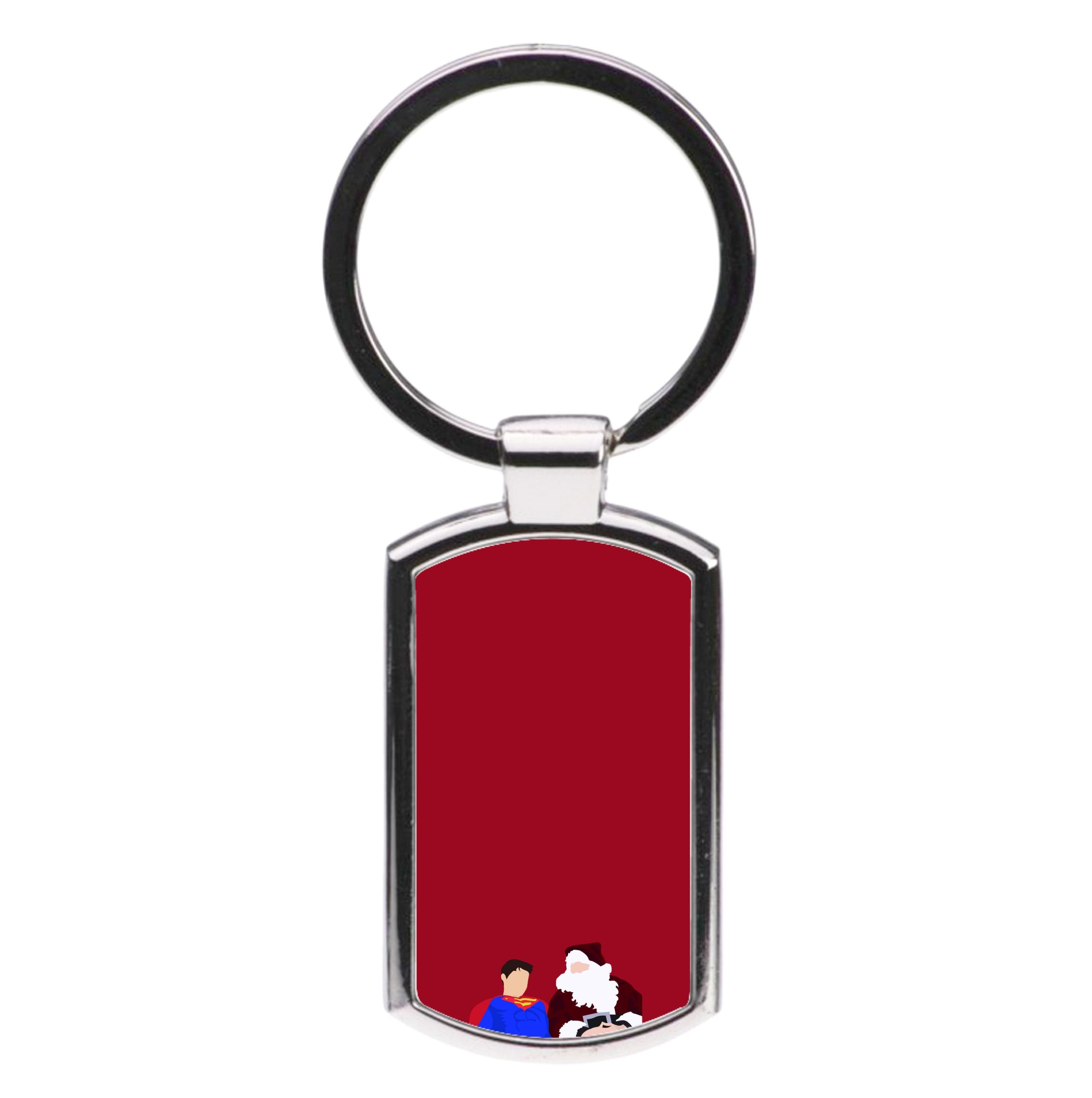 Santa With Joey - Friends Luxury Keyring