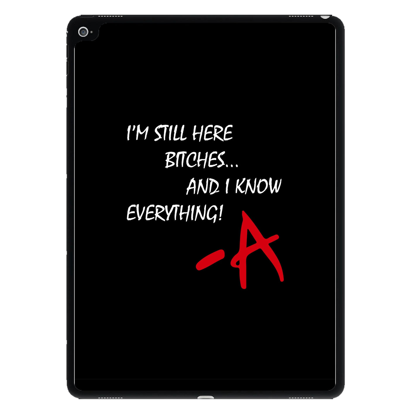 I'm Still Here and I Know Everything - Pretty Little Liars iPad Case
