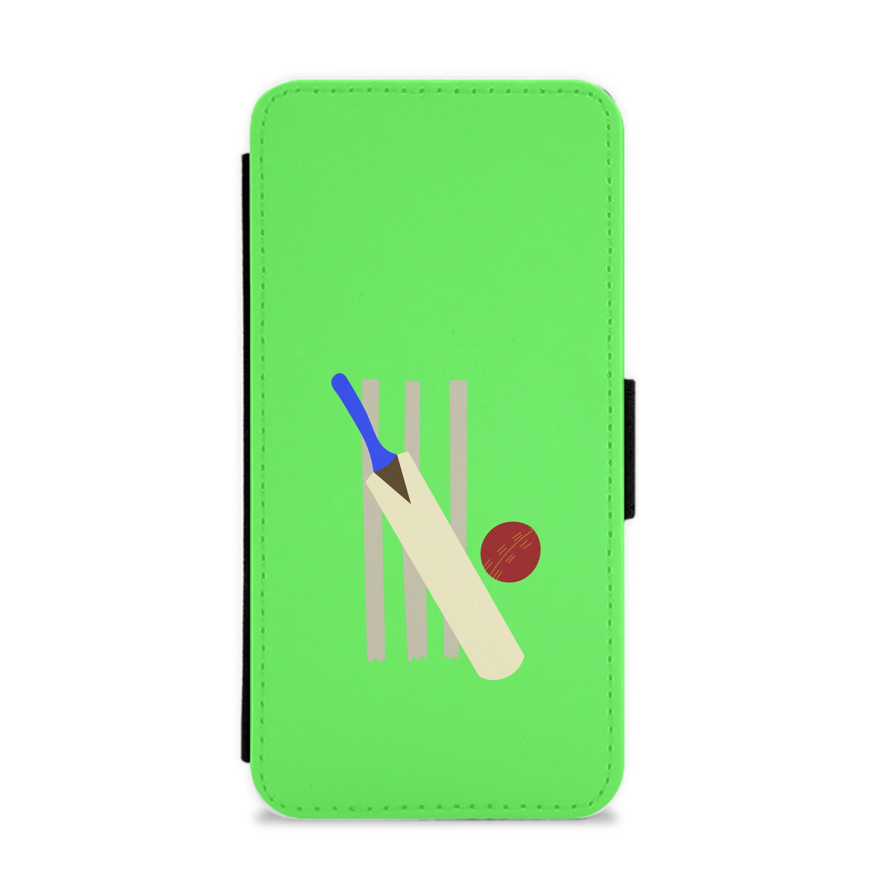 Wickets - Cricket Flip / Wallet Phone Case