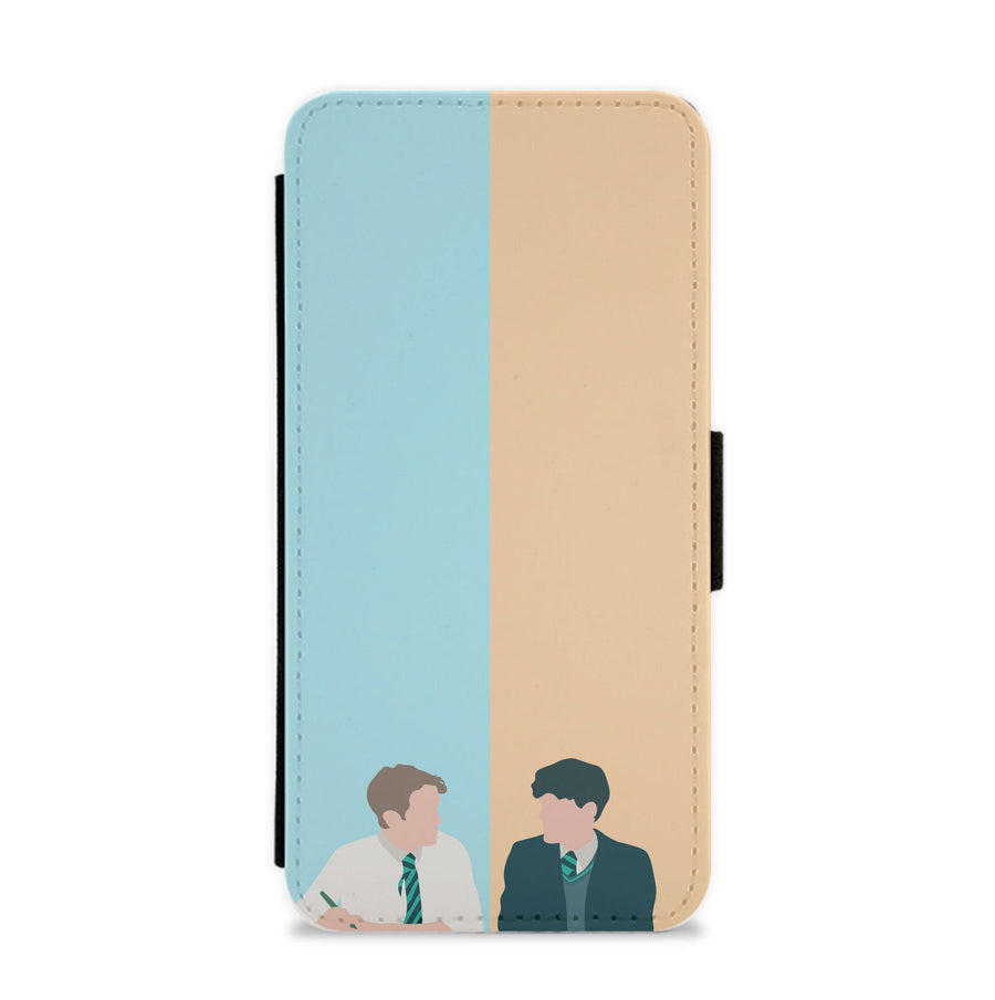 Blue And Yellow - Heartstopper Flip / Wallet Phone Case