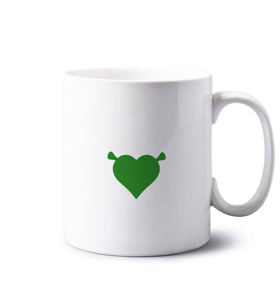 Shrek Heart Mug