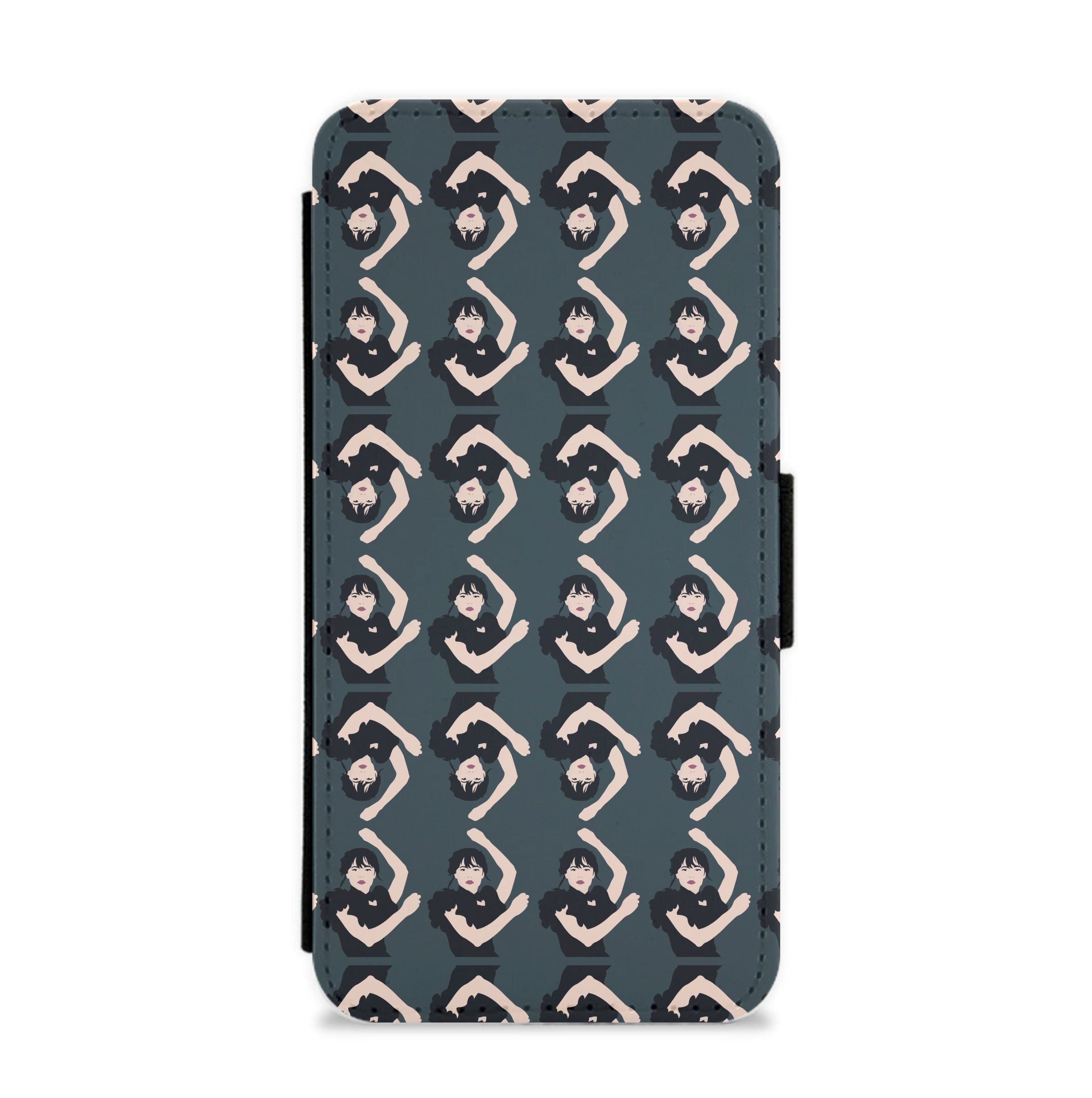 Dancing Pattern Wednesday Flip / Wallet Phone Case