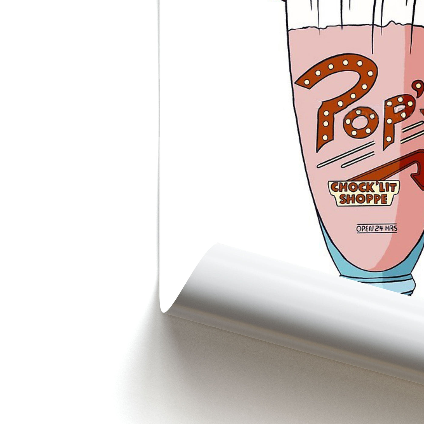 Pop's Chock'lit Shoppe Milkshake - Riverdale Poster