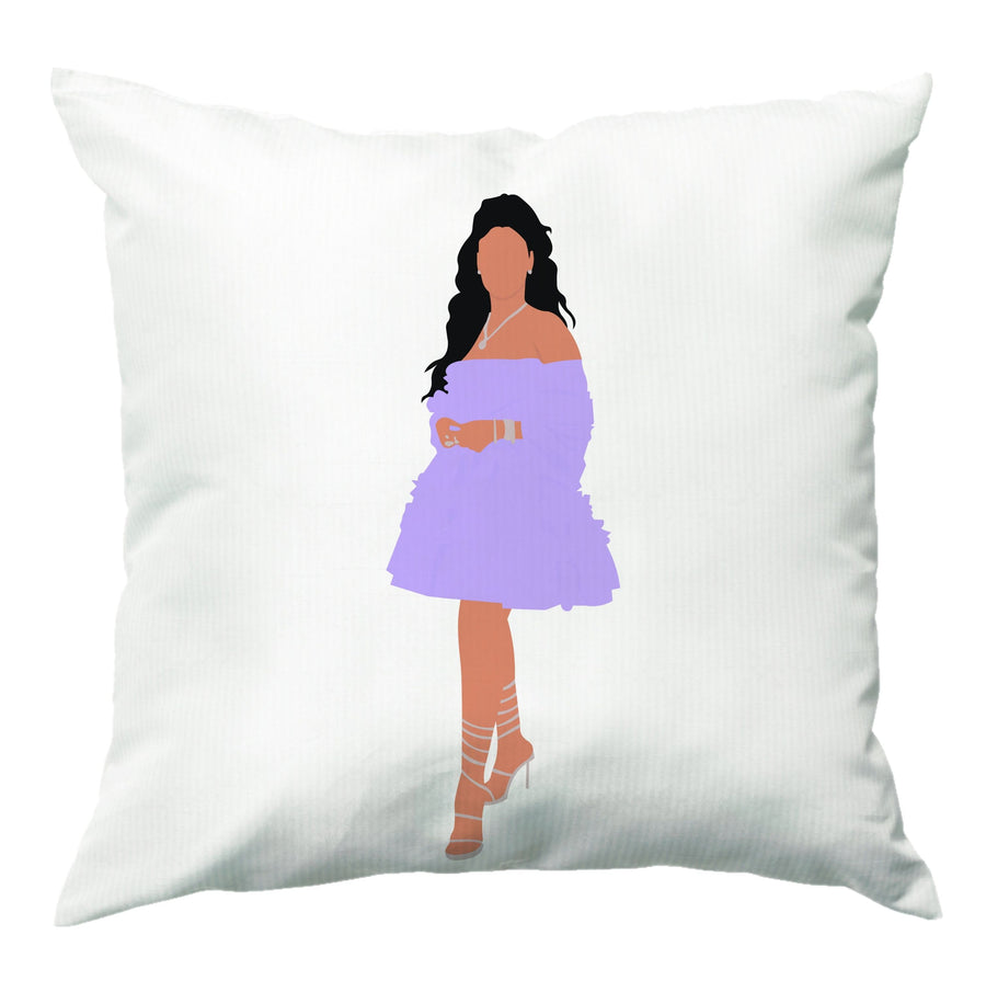 Purple Dress - Rihanna Cushion