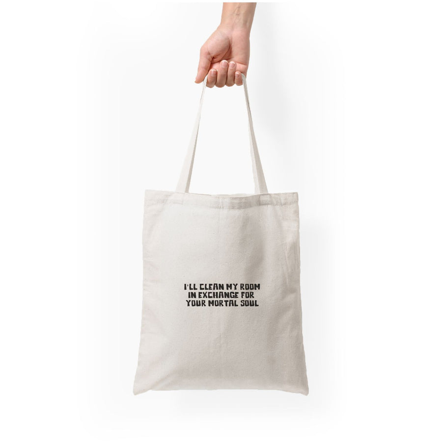 I'll Clean My Room In Exchange - Wednesday Tote Bag