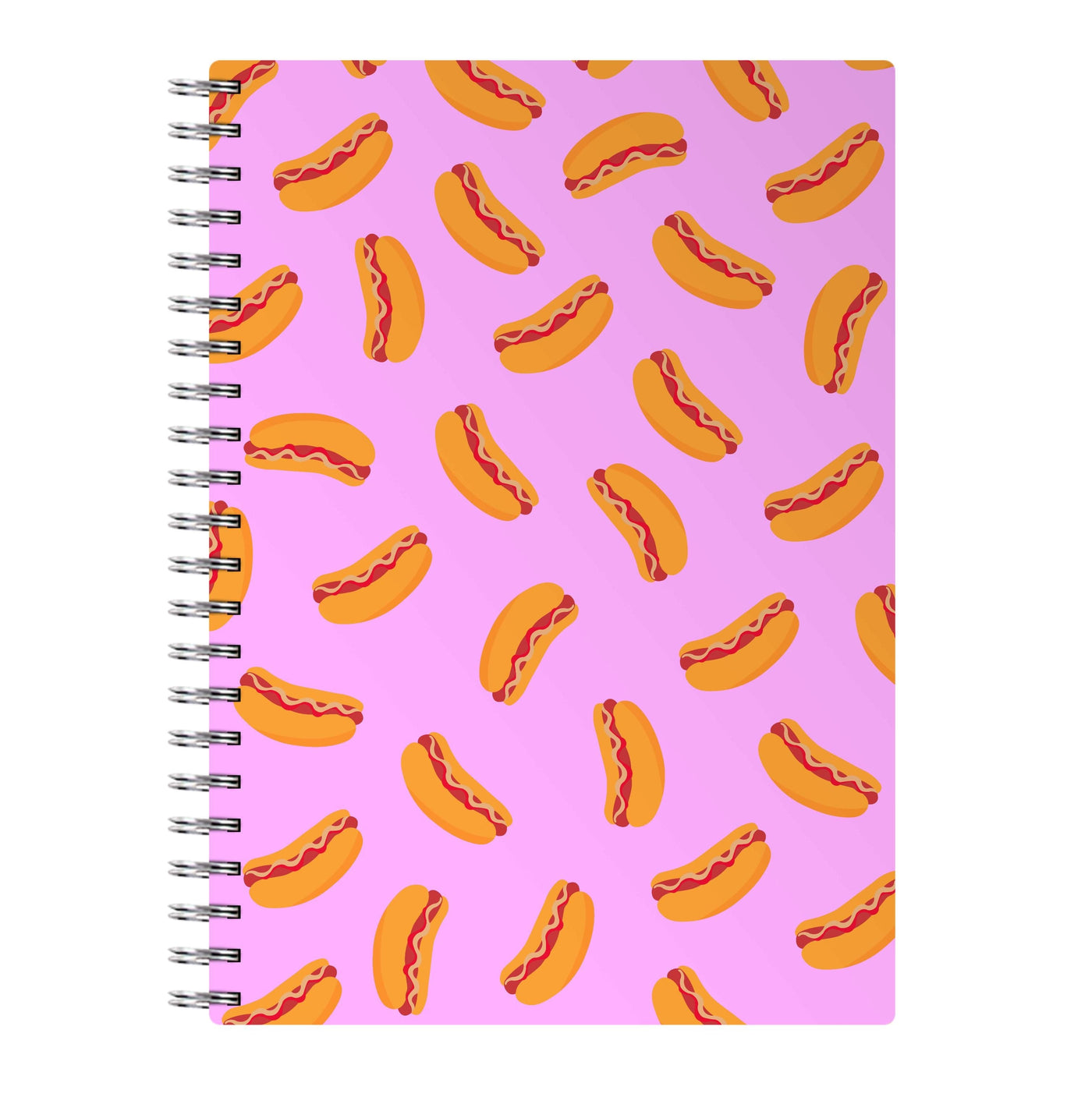 Hot Dogs - Fast Food Patterns Notebook
