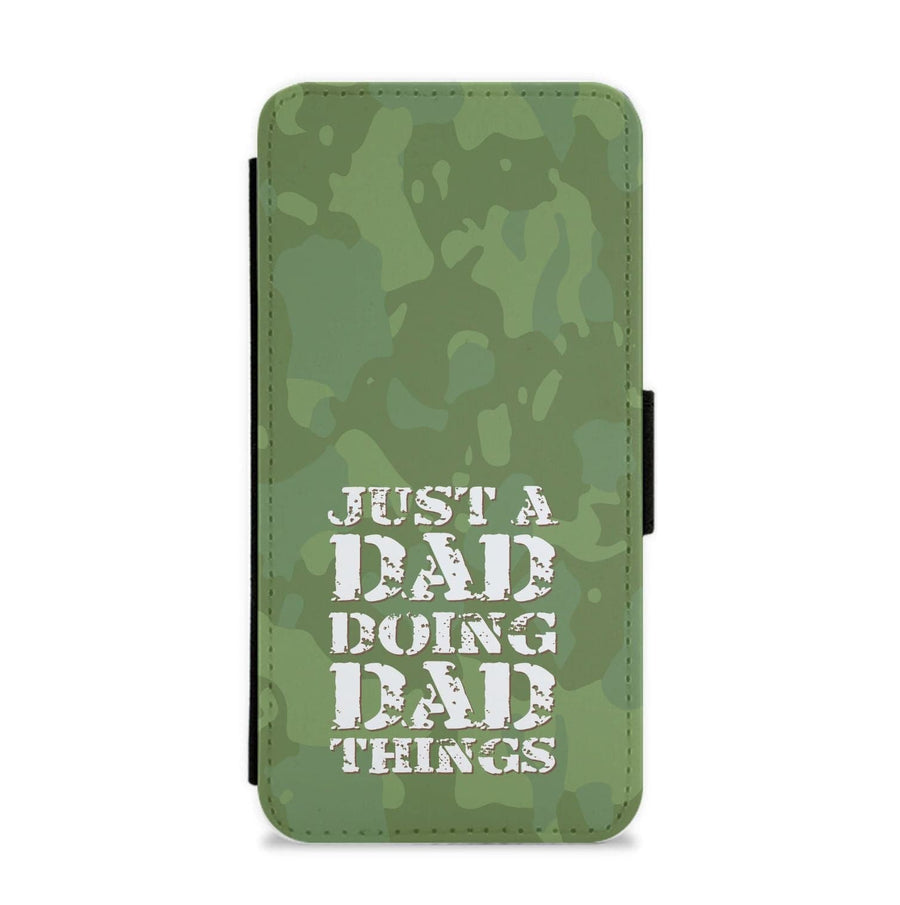 Doing Dad Things - Fathers Day Flip / Wallet Phone Case