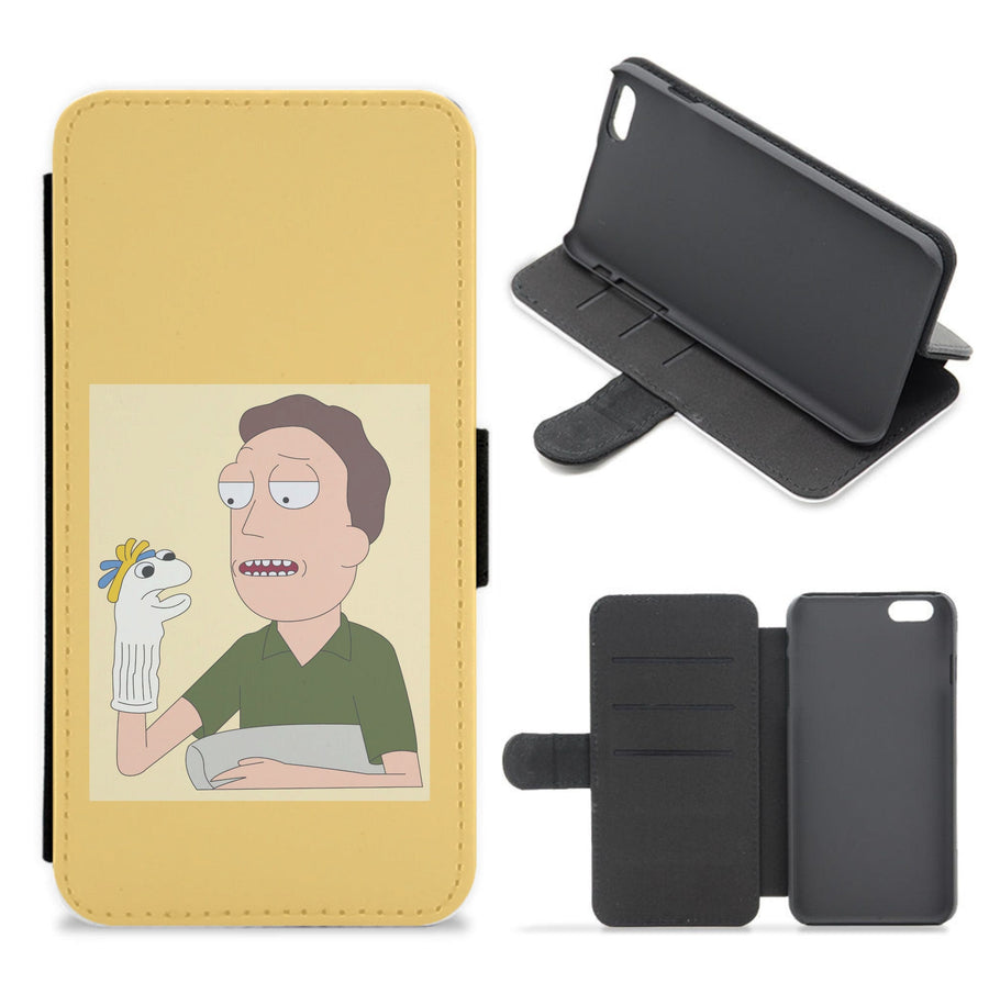 Puppet - Rick And Morty Flip / Wallet Phone Case