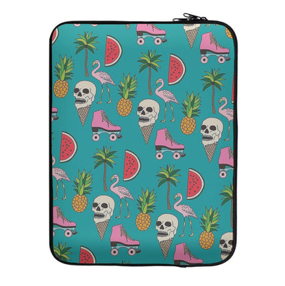 Skull Creams - Summer Pattern Laptop Sleeve