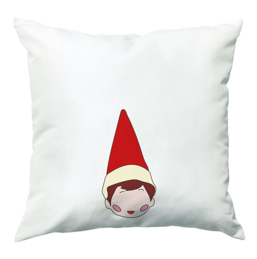 Elf Rosy Cheeks - Christmas Cushion