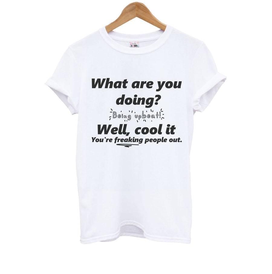 What Are You Doing - Jenna Ortega Kids T-Shirt