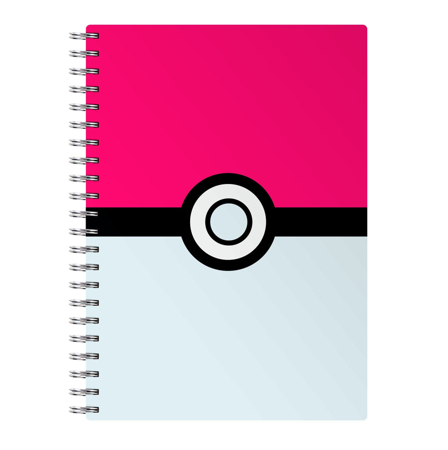 Pokemon ball - red Notebook