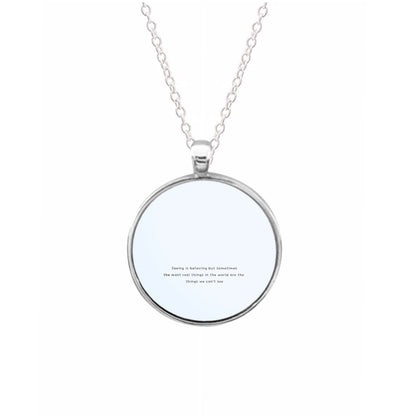 Seeing Is Believing - Polar Christmas Necklace