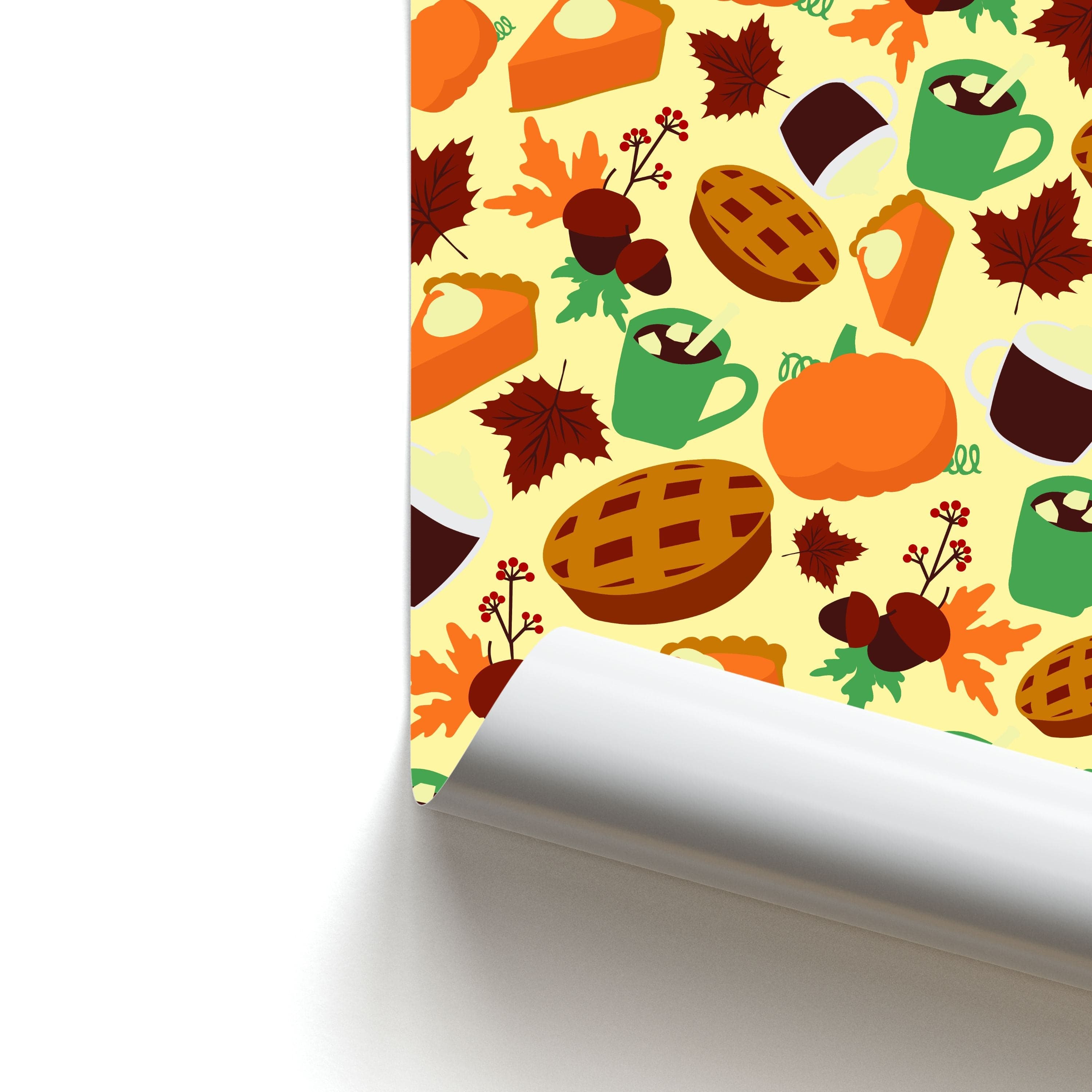 Fall Pattern Poster