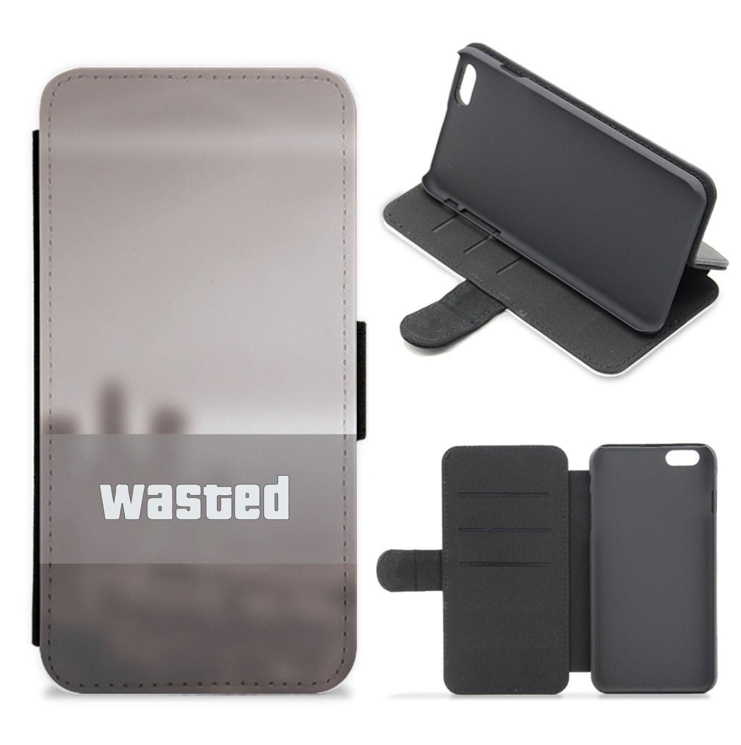 Wasted - Video Game Flip / Wallet Phone Case