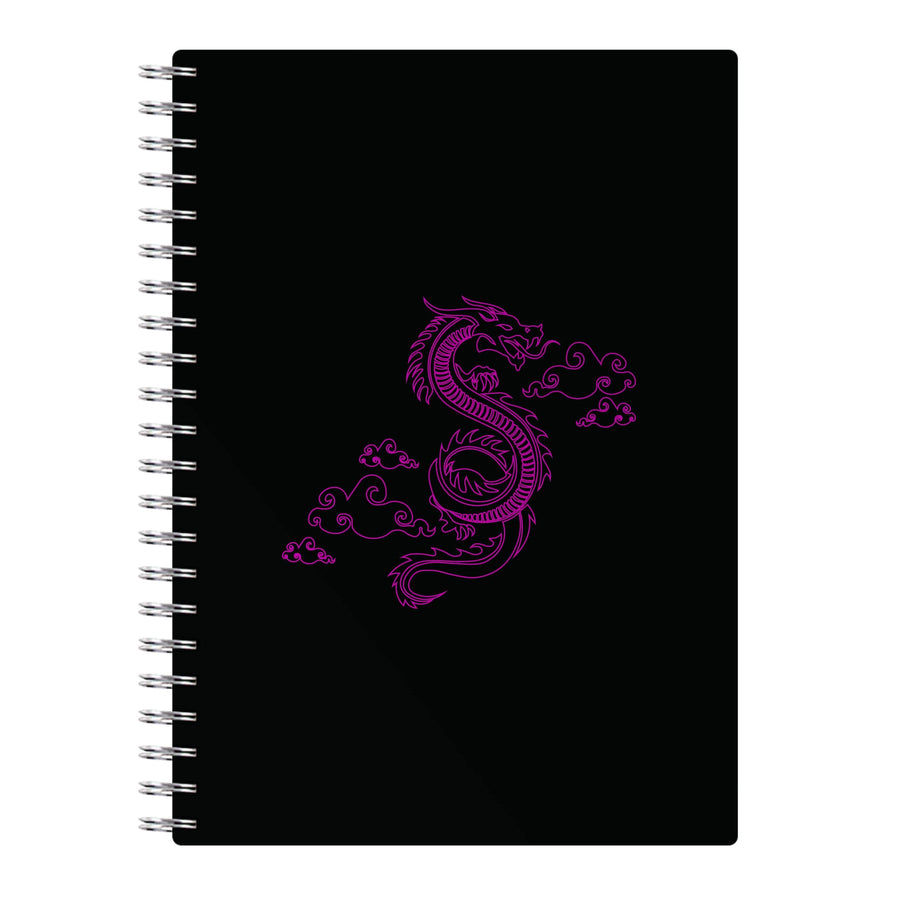 Pink - Dragon Patterns Notebook