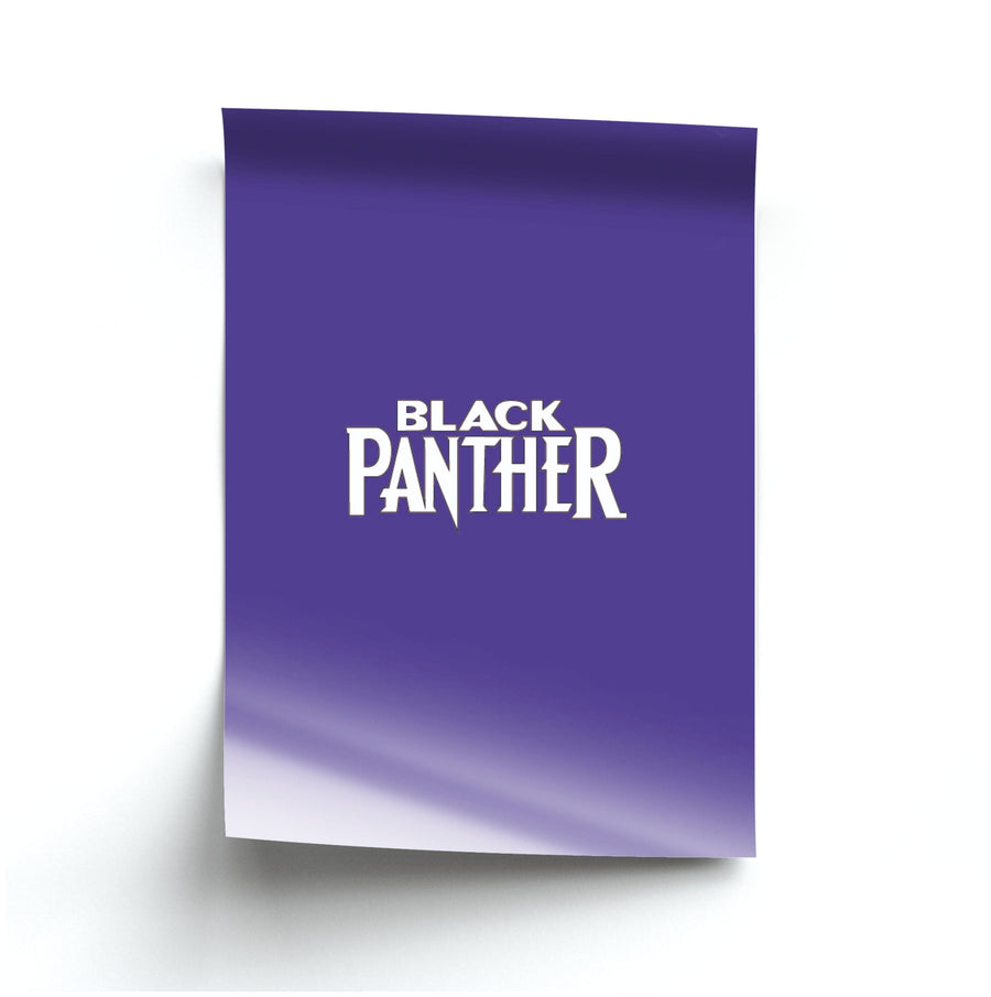 Black Panther Text - Black Panther Poster