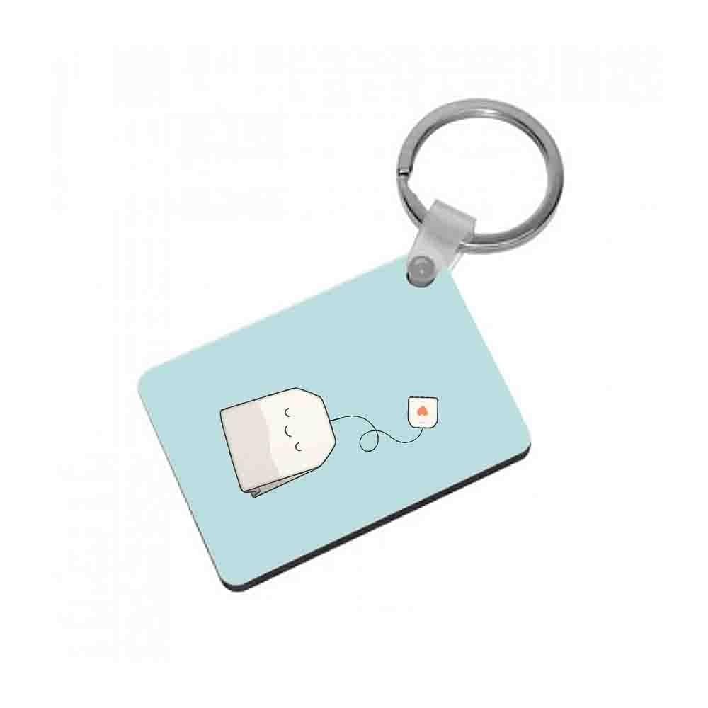 Tea Time - Cartoon Tea Bag Keyring - Fun Cases