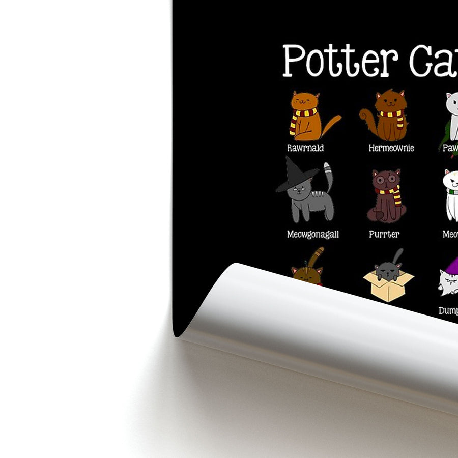 Harry Pawter - Harry Potter Cats Poster
