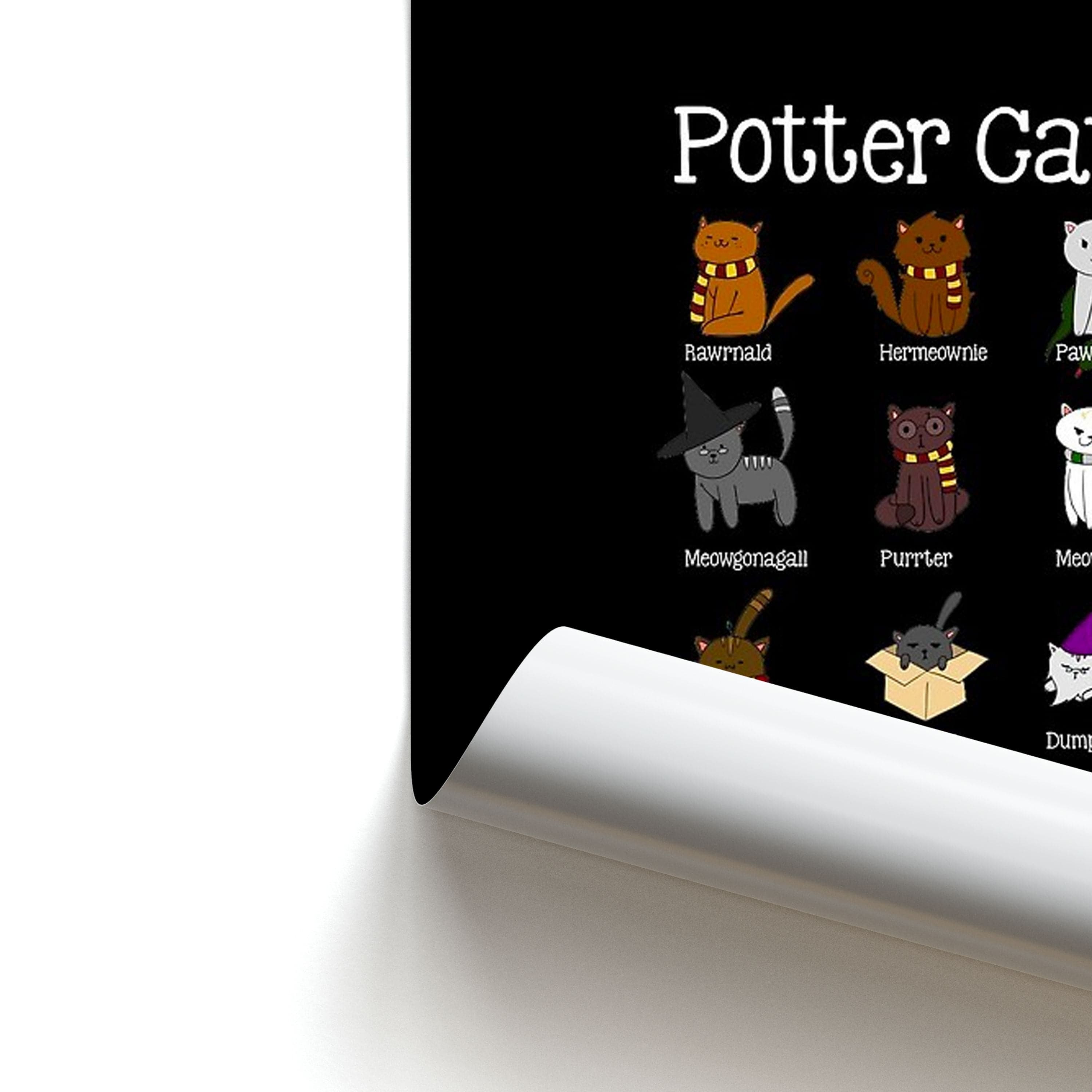 Harry Pawter Cats Poster