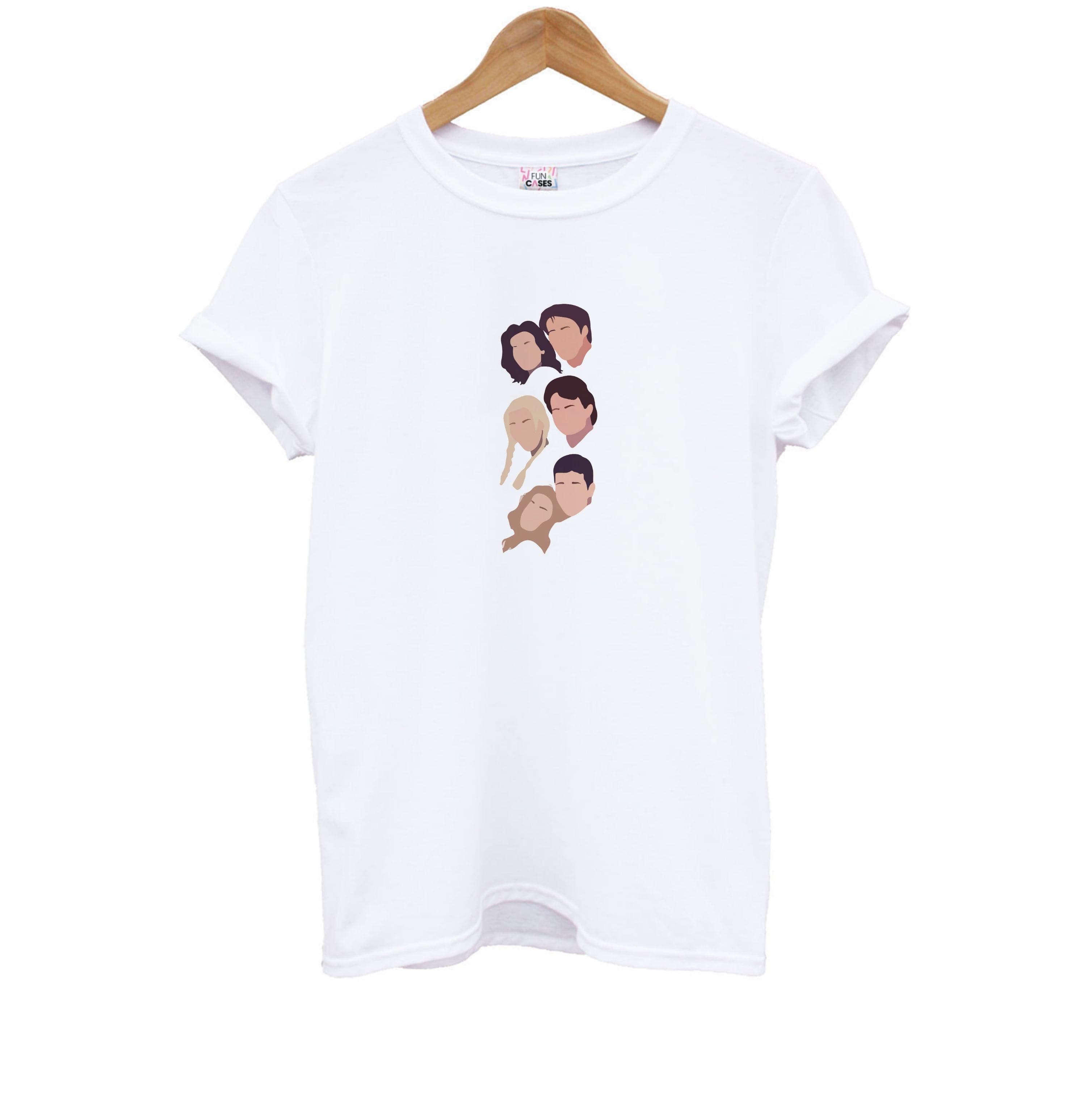 Cast Faces Kids T-Shirt