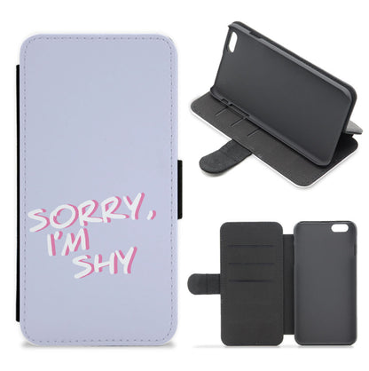 Sorry, I'm Shy - Nessat Flip / Wallet Phone Case