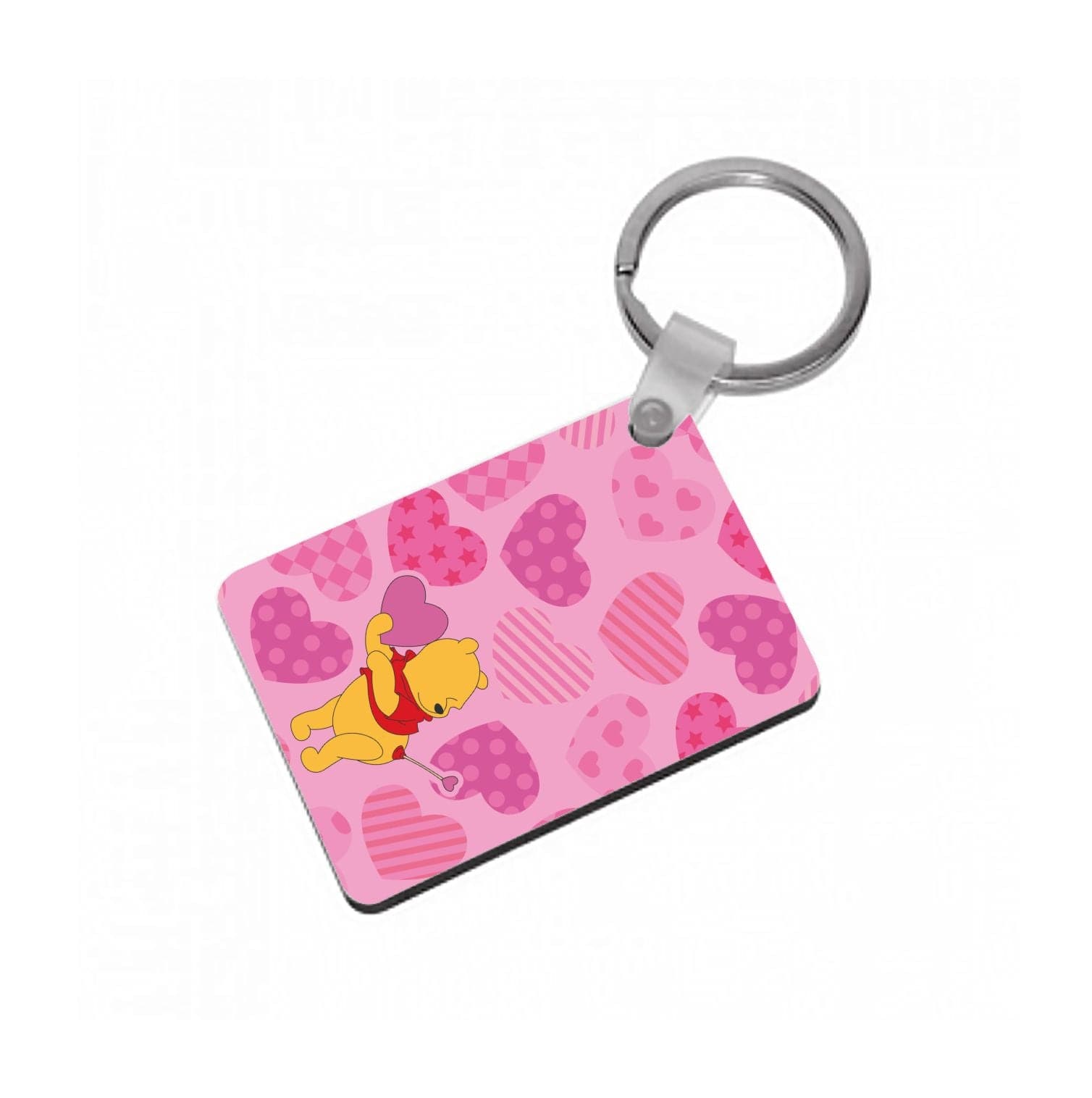 Cupid Pooh Valentine's Keyring