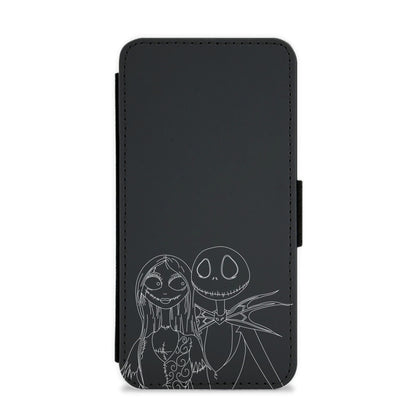 Jack And Sally - TNBC Flip / Wallet Phone Case