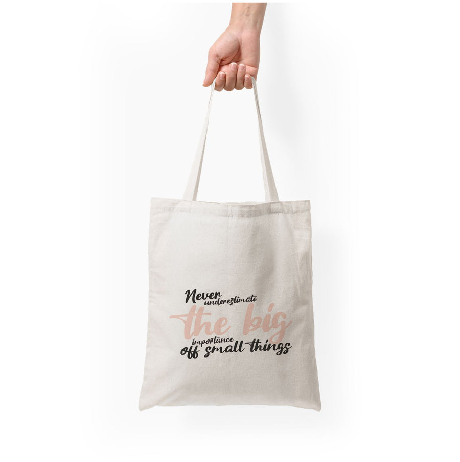 The Big Importance Of Small Things - The Midnight Libary Tote Bag