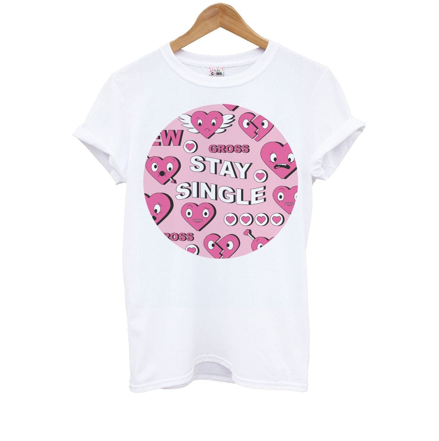 Stay Single - Valentine's Day Kids T-Shirt
