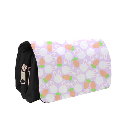 Rabbits And Carrots - Easter Patterns Pencil Case