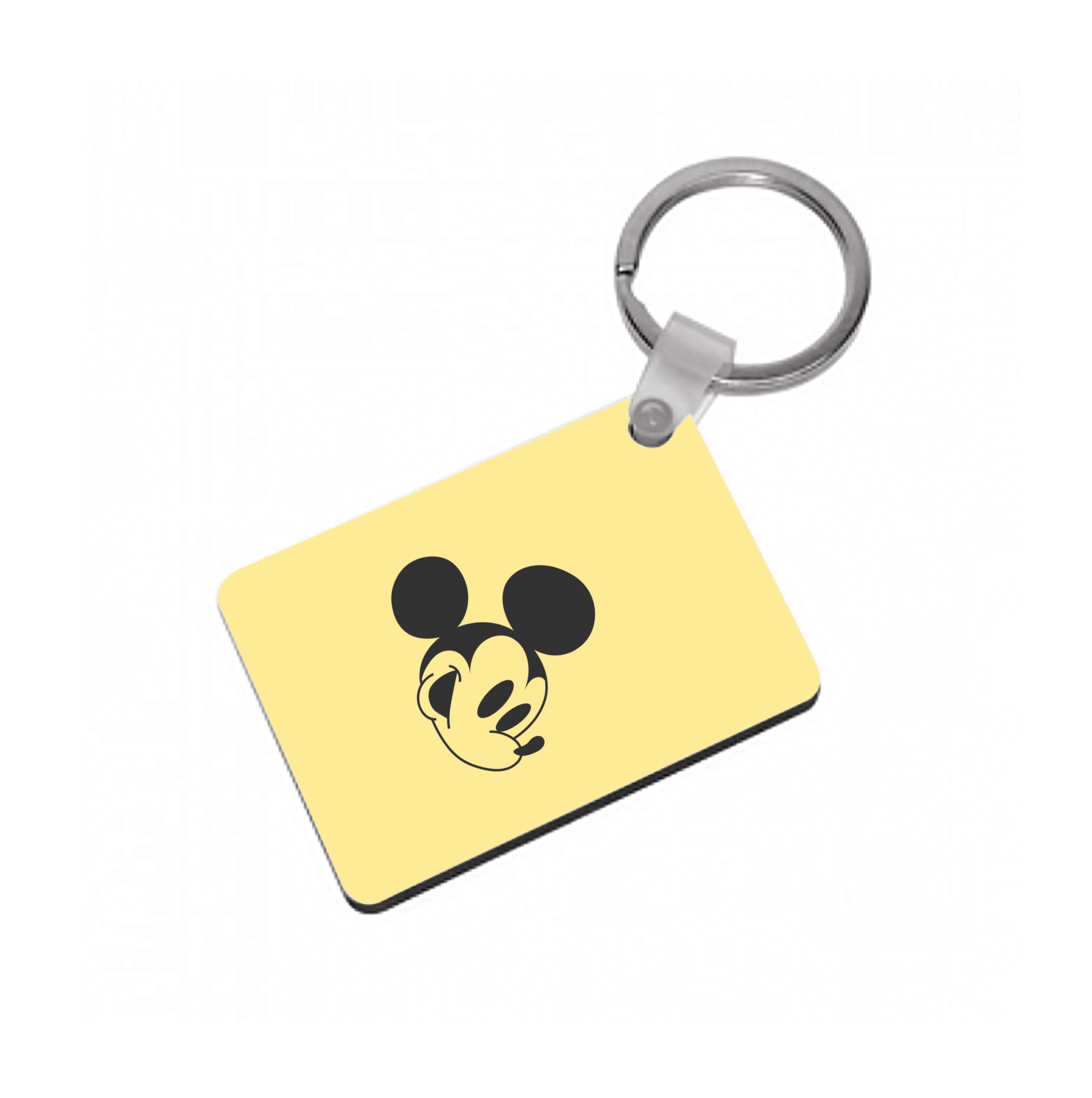 Yellow Mickey Keyring