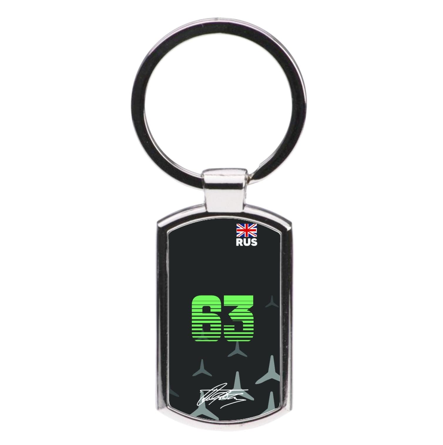 George Russel - F1 Luxury Keyring