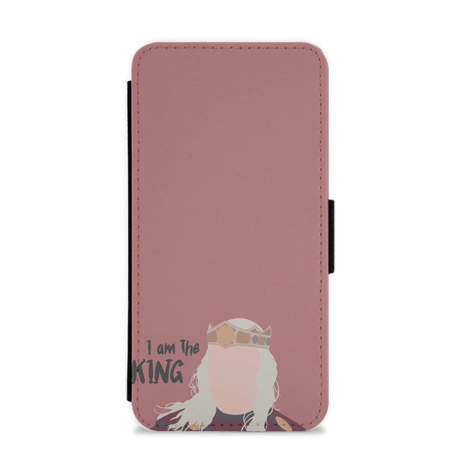 I Am The King - House Of Dragon Flip / Wallet Phone Case