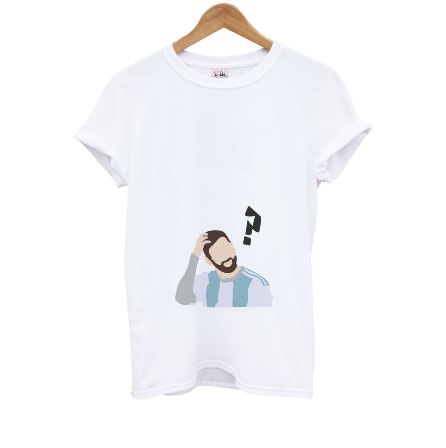Question Mark - Messi Kids T-Shirt