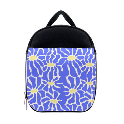 Dark Blue Flowers - Summer Lunchbox