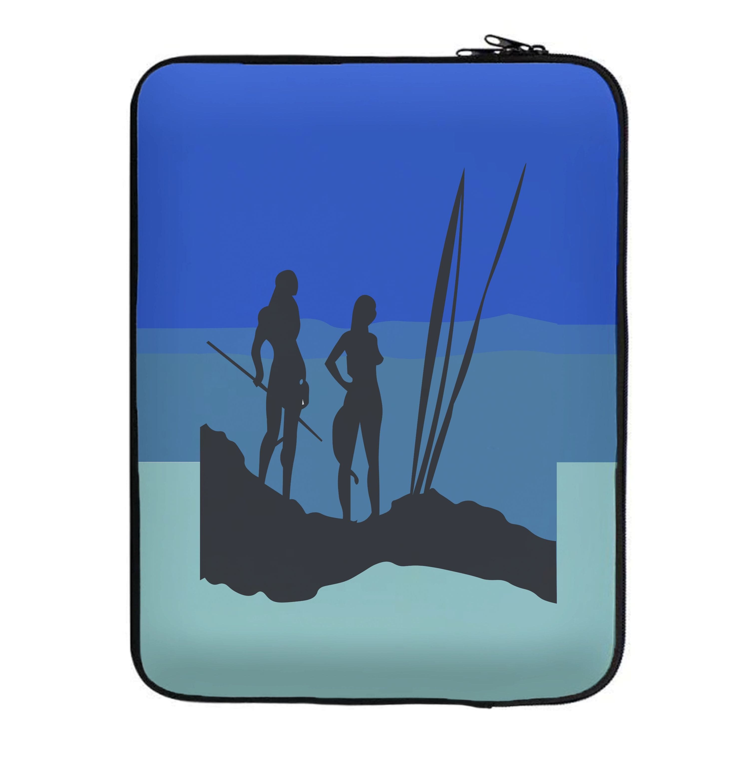 Alien World Outline Laptop Sleeve