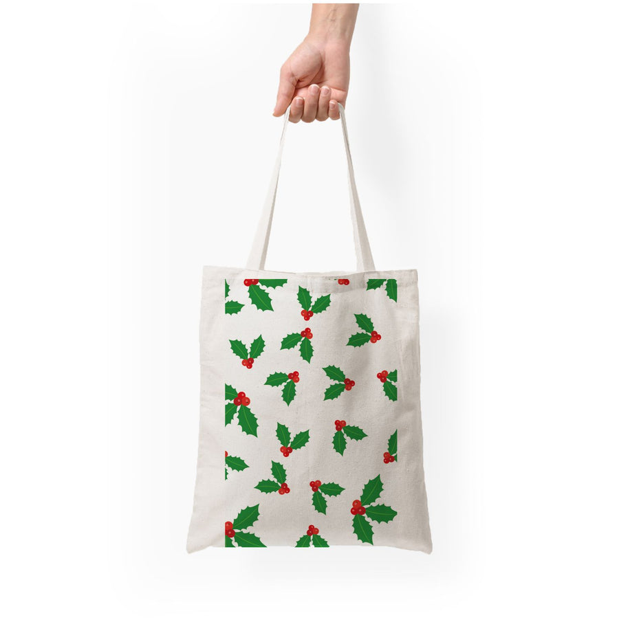 Holly - Christmas Patterns Tote Bag
